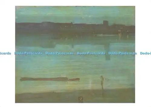 D182872 Tate Gallery. Nocturne in Blau Grün. James Abbot McNeill Whistler. R. a