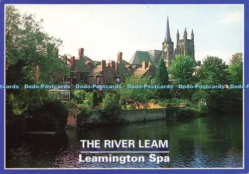 D181321 Leamington Spa. The River Leam. E. T. W. Dennis. Van Greaves