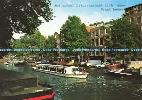 D182942 Amsterdam. Prinsengracht mit Anne Frank Haus. Gebr. Spanjersberg