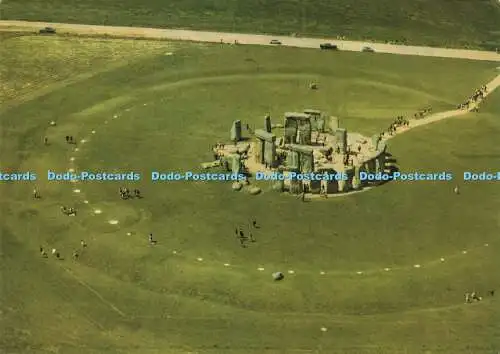 D181386 Wiltshire. Stonehenge. Luftansicht von Südosten. HMSO. W. S. Cowell. Cro