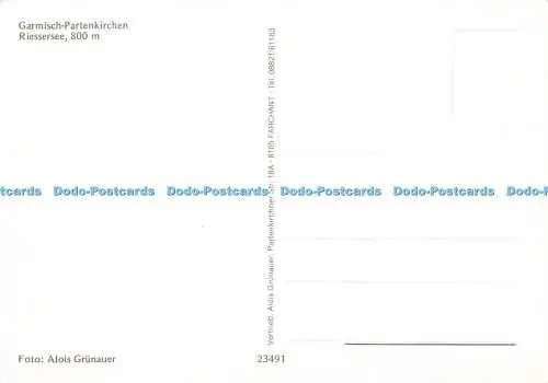 D182988 Garmisch Partenkirchen. Riessersee. Alois Grunauer. Multi View