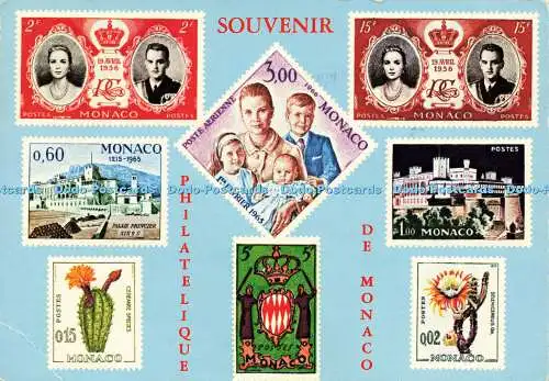 D184436 Souvenir Philatelique de Monaco. Molipor. Multi View. 1972