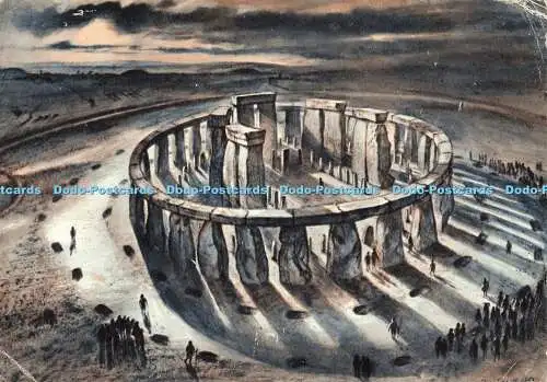 D181445 Wiltshire. Stonehenge. Ministerium für öffentliches Bauen und Arbeiten. Clarke und