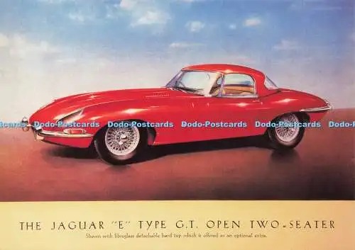 D181449 Der offene Zweisitzer Jaguar E Type G.T.. Robert Opie Sammlung. 50er Jahre