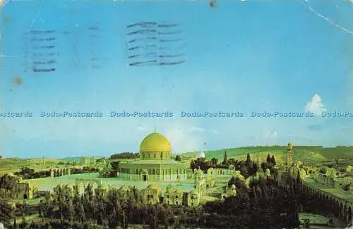 D184444 Jerusalem. Blick auf den Tempelberg und die Moschee von Omar. Colorama Pub