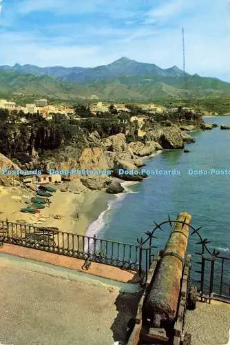 D184523 Nerja. Malaga. Los Caletones. Som Cerezo. 1969