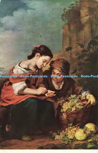D184531 Pinacoteca de Munich. Kinder mit Silbermünzen. OFFO. Murillo