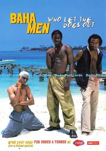 D184535 Bahá Männer, die die Hunde rauslassen. Bumerang