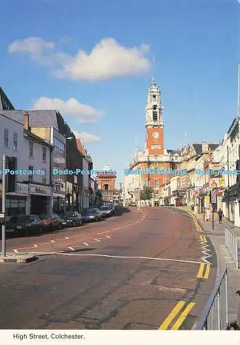 D186324 Colchester. High Street. Küstenkarten. E. T. W. Dennis. D. Hanbury