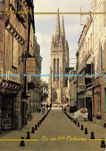 D184604 Quimper. La Rue Ste. Katharina. YCA. Y.R. Caoudal