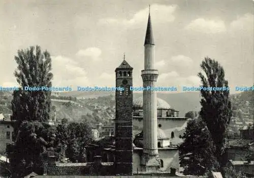 D183205 Sarajevo. Begona Dzamija sa Sahat Kulom. Duvan