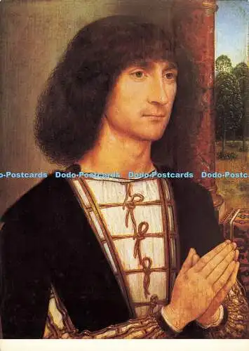 D184658 Porträt eines jungen Mannes. Vontobel. Hans Memling