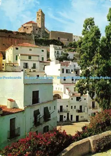 D184702 Ibiza. Balearen. Der Dom und die Oberstadt. Postales Cyp Farbe. N