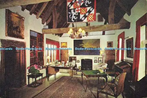 D183301 Kent. Westerham. Chartwell. Sir Winston Studie. Im Dachhölzer befindet sich ein