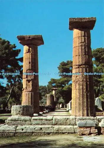 D184737 Olympia. Tempel der Hera. Stournaras