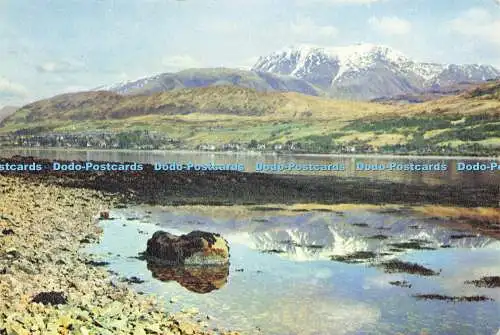 D183315 Schottland. Ben Nevis. und Fort William vom Ardgour Shore von Loch Lin