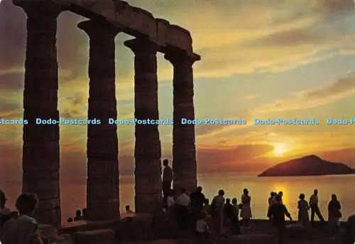 D181748 Athen Sounion. Der Tempel Possidon