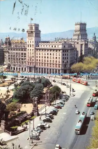 D184745 Barcelona. Cataluna Square. Detail. Garcia Garrabella y Cia