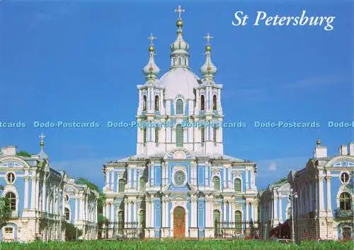 D181751 St. Petersburg. Die Smolny Kathedrale. Farbe Alfa. V. Davidov