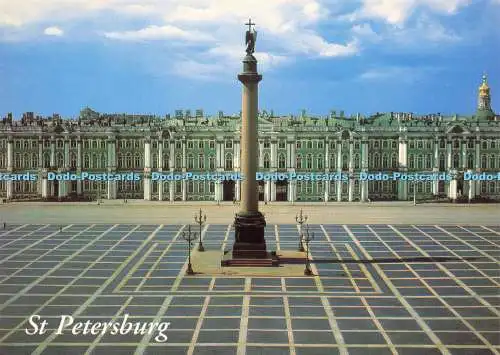 D181763 St. Petersburg. Palastplatz. Die Alexandersäule. Farbe Alfa. V. Bara