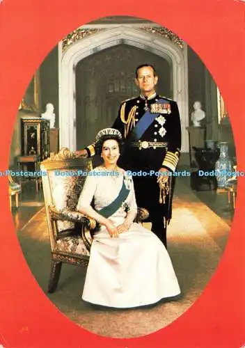 D186498 H.M. Queen Elizabeth II und H.R.H. The Duke of Edinburgh. J. Arthur D