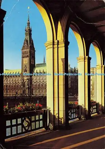 D186509 Hamburg. Rathaus. Andres. Anco Lux. 1980