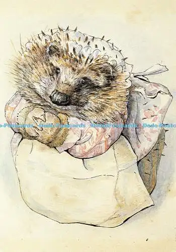 D186542 Geschichte von Mrs. Tiggy Winkle. Druckerei Larkfield. Frederick Warne.