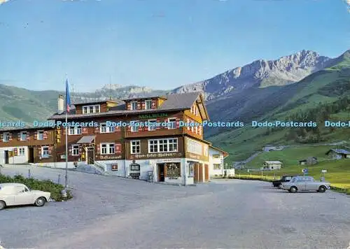 D183392 Alpenhotel Malbun. mit Sareiserjoch und Augstenberg. im Furstentum Liech