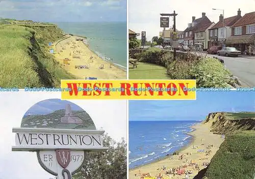 D181835 West Runton. Der Strand. J. Salmon. Multi View