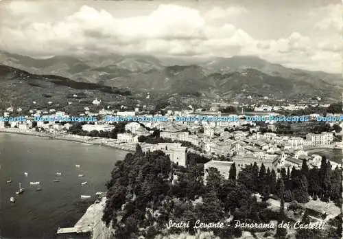 D183446 Sestri Levante. Panorama dei Castelli. RP