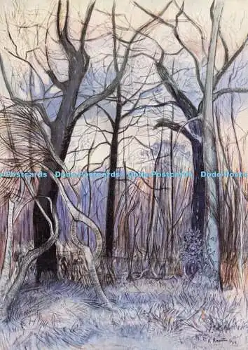 D184885 Winter Woods. Anthony Rossiter. London Transport Plakat von 1955