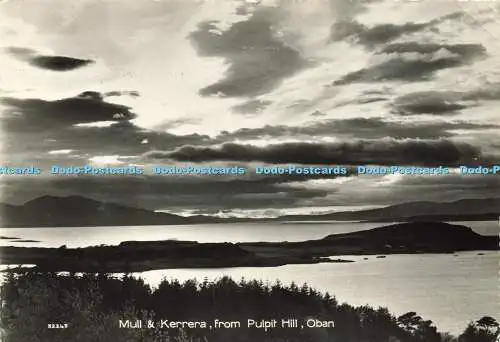 D183489 Oban. Mull und Kerrera. von Pulpit Hill. Fotopräzision. RP. 1962