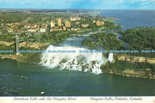 D188131 Kanada. Ontario. Niagarafälle. American Falls und dem Niagara River. Ro