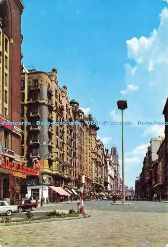 D184950 Madrid. Avenue of Jose Antonio. J. L. Gallegos