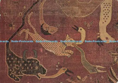 D183540 Fragment eines grotesken Tierteppichs. Detail. Glasgow Museums and Art G