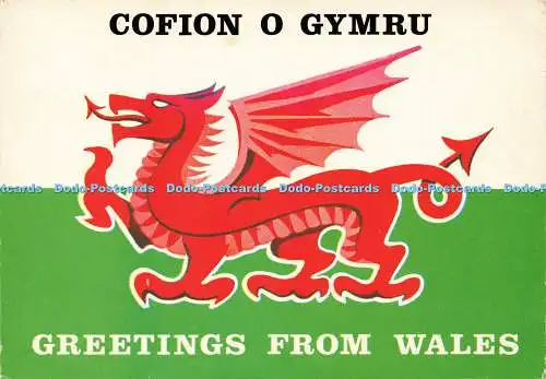 D183570 Grüße aus Wales. J. Salmon. Aquarell. 1987