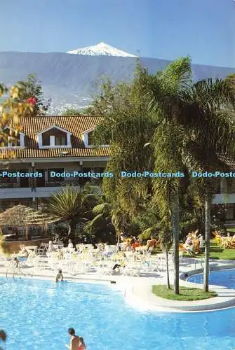 D185019 Teneriffa. Puerto de la Cruz. Carreteras Las Arenas. Hotel Parque San Ant