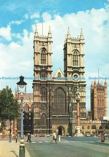 D185021 London. Westminster Abbey. Original Abtei wurde von Edward dem Bekennten erbaut