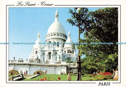 D183598 Paris. Basilika von Sacre. Coeur in Montmartre. Lyna. Abeille Cartes