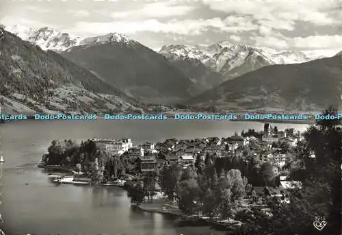 D183622 Bergstadt Zell am See. die Perle der Alpen gegen die Hohen Tauern. Alfre