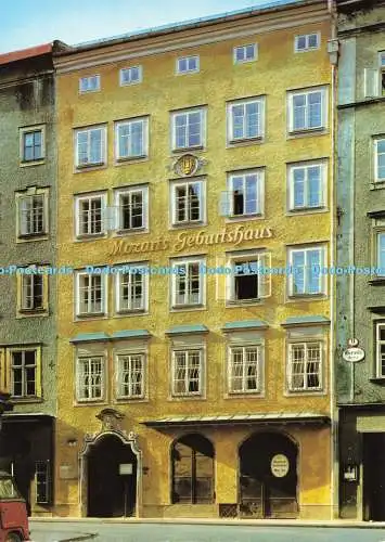 D186795 Salzburg. Geburtshaus W. A. Mozart. C. Jurischek. Alpina