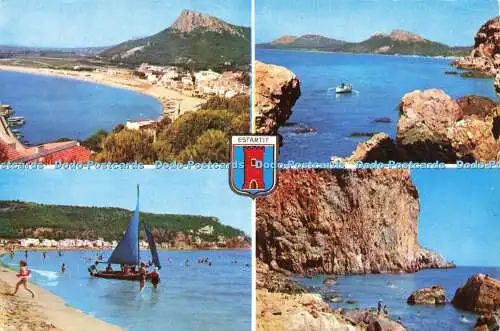 D189917 Estartit. Costa Brava. Laminograf. Foto Salvador. Multi View. 1962