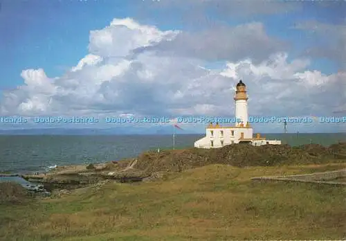 D188273 Ayrshire. Turnberry Leuchtturm und Golfplatz. Scottish Home and Countr