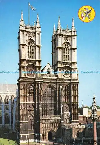 D186821 London. Westminster Abbey. Die Fassade. Thomas und Benacci