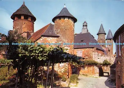 D189943 Collonges la Rouge. Correze. La POrte Plate et l Hotel de la Ramade de F