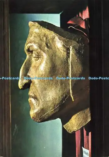 D185099 Firenze. Palazzo Vecchio. Dante Alighieri Maske. Giusti di S. Becocci. P.