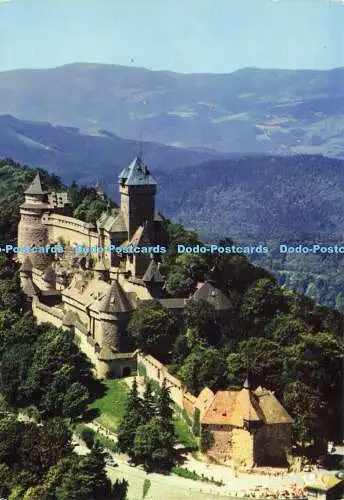 D186829 Das Schloss Haut Koenigsbourg. Elsass. alt. 2477 Fuß. La Cigogne. Iri