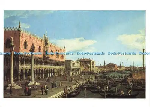 D183691 Venedig. der Riva degli Schiavoni. Canaletto. Wallace Kollektion. Glatze