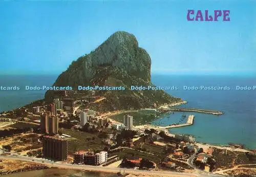 D189960 Calpe. Alicante. Penon de Ifach. Vista Aerea. Hermanos Galiana. Nr. 62