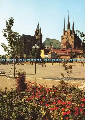 D186854 Erfurt. Dom und Severikirche. Bild un Heimat. Fabian